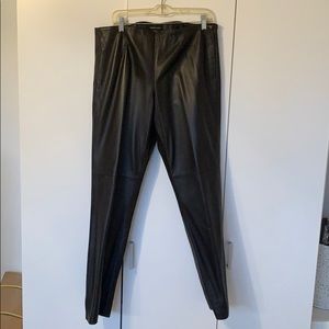 Dark Chocolate Leather Pants